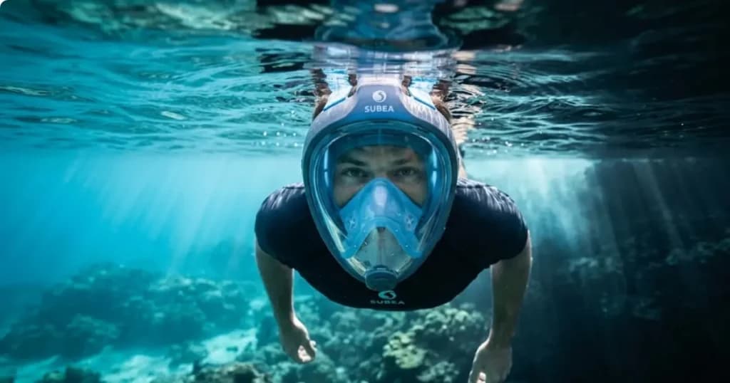 Maschere da snorkeling integrali: perché vanno evitate nei bambini sotto i 6 anni